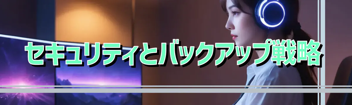 セキュリティとバックアップ戦略
