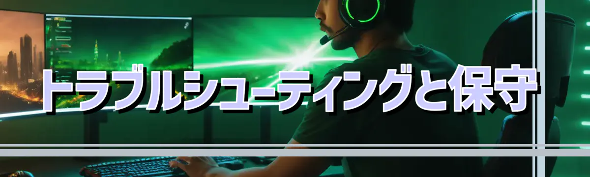 トラブルシューティングと保守