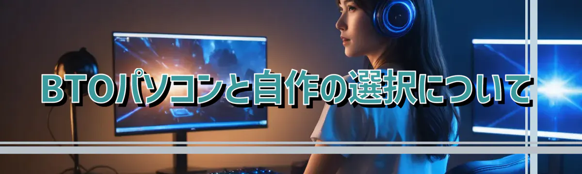 BTOパソコンと自作の選択について