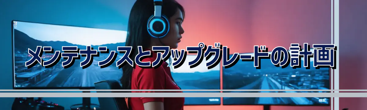 メンテナンスとアップグレードの計画