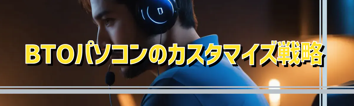 BTOパソコンのカスタマイズ戦略