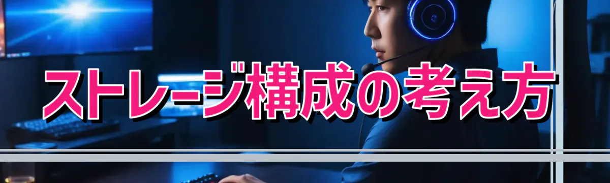 ストレージ構成の考え方