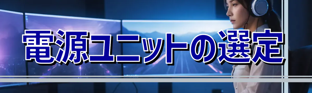 電源ユニットの選定