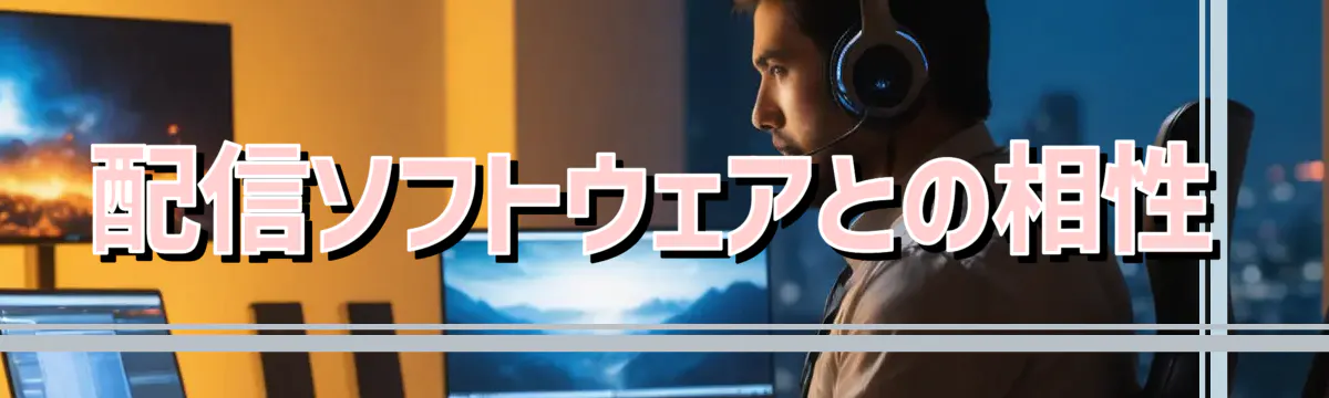配信ソフトウェアとの相性