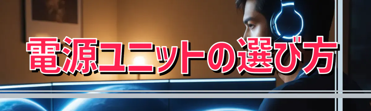 電源ユニットの選び方