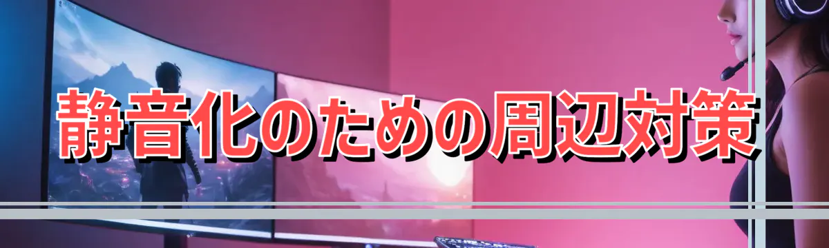 静音化のための周辺対策