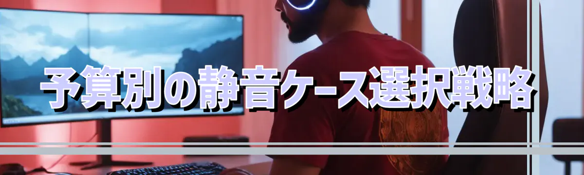 予算別の静音ケース選択戦略