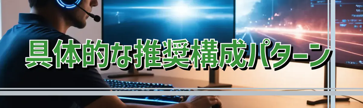 具体的な推奨構成パターン