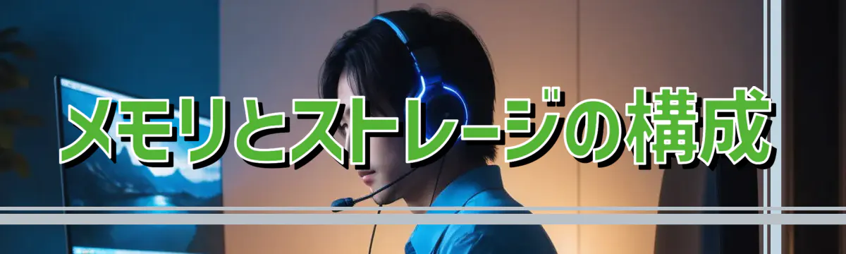 メモリとストレージの構成