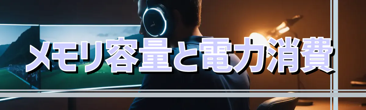 メモリ容量と電力消費