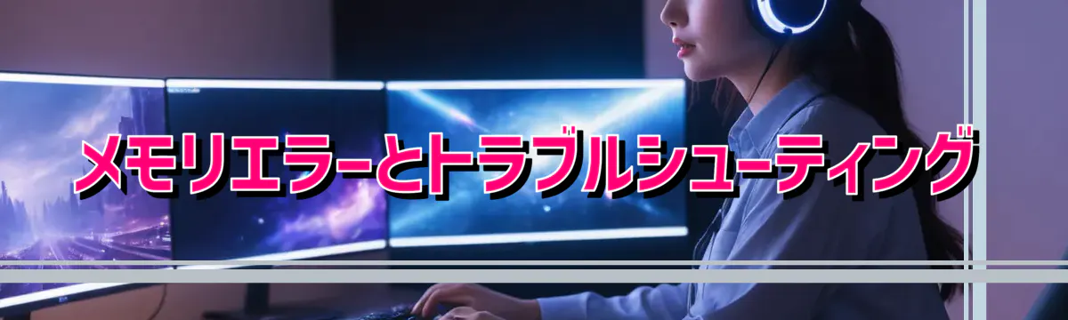 メモリエラーとトラブルシューティング