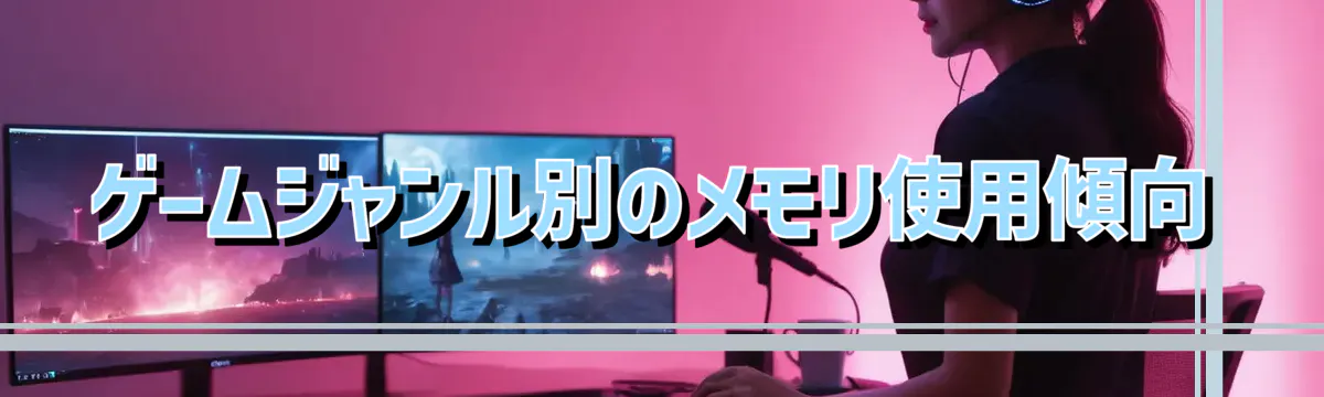 ゲームジャンル別のメモリ使用傾向
