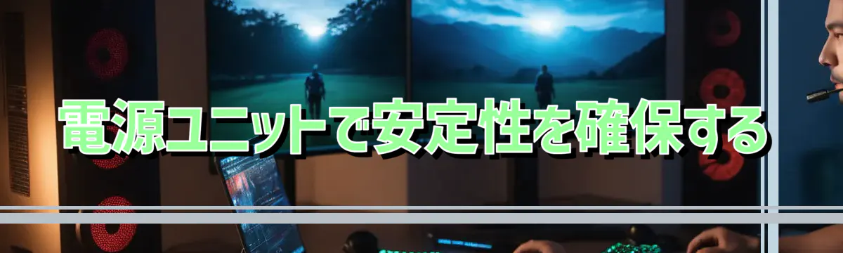 電源ユニットで安定性を確保する