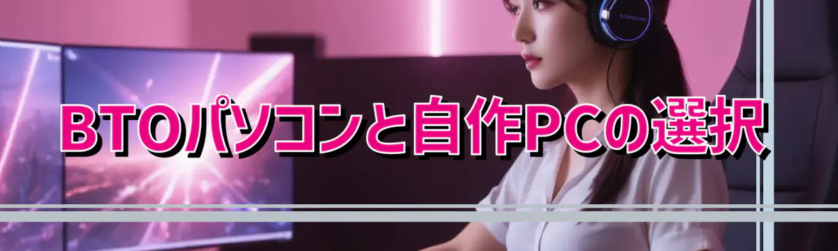 BTOパソコンと自作PCの選択