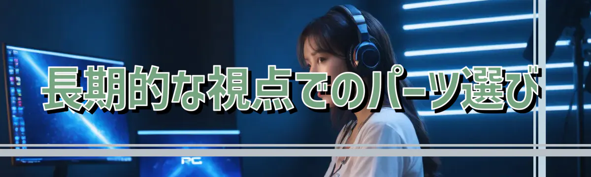 長期的な視点でのパーツ選び