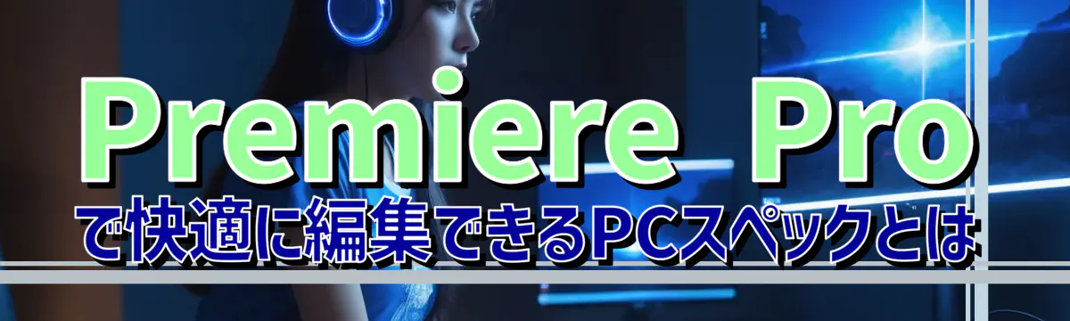 Premiere Proで快適に編集できるPCスペックとは
