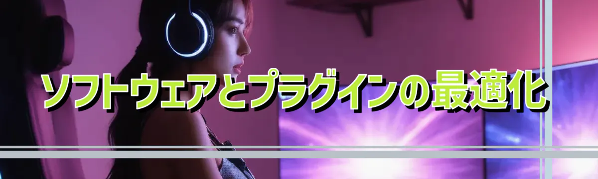 ソフトウェアとプラグインの最適化