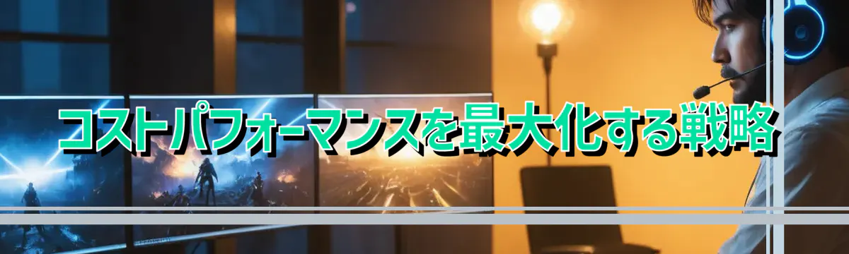 コストパフォーマンスを最大化する戦略