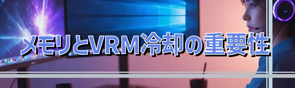 メモリとVRM冷却の重要性
