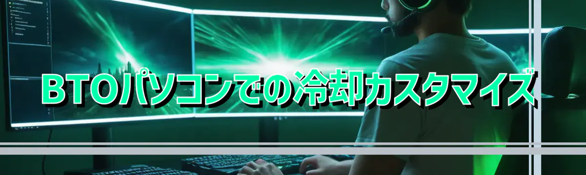 BTOパソコンでの冷却カスタマイズ