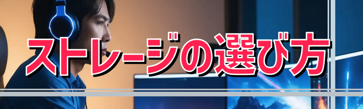 ストレージの選び方