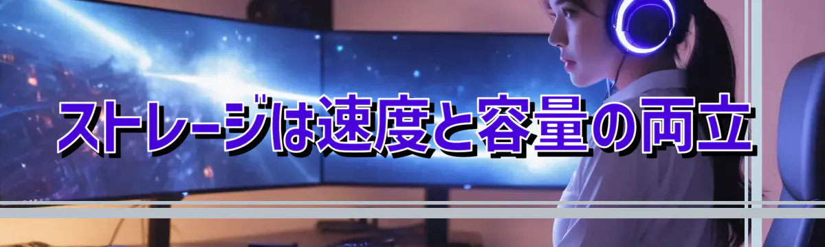 ストレージは速度と容量の両立