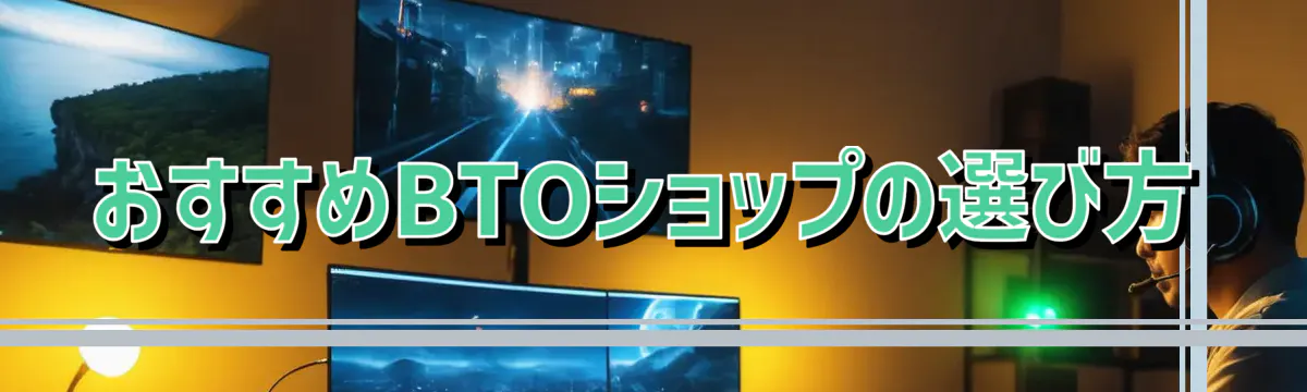 おすすめBTOショップの選び方