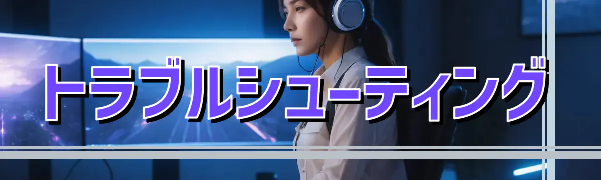 トラブルシューティング