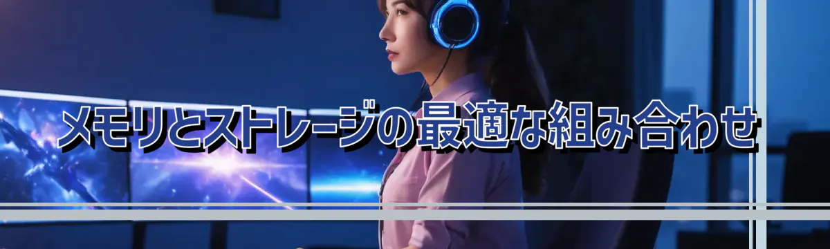 メモリとストレージの最適な組み合わせ