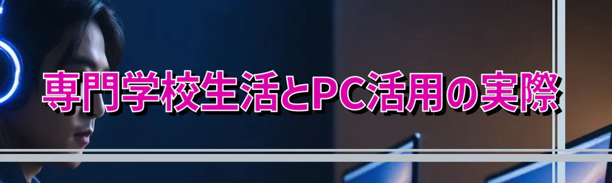 専門学校生活とPC活用の実際
