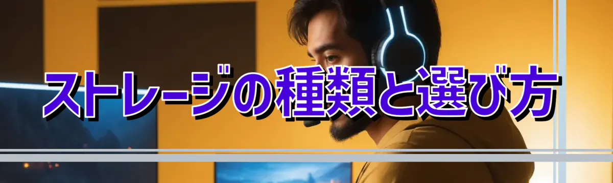 ストレージの種類と選び方