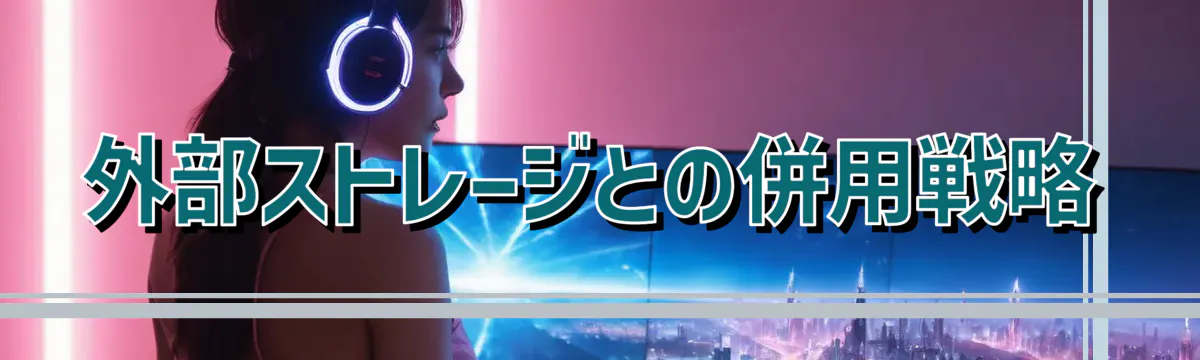 外部ストレージとの併用戦略