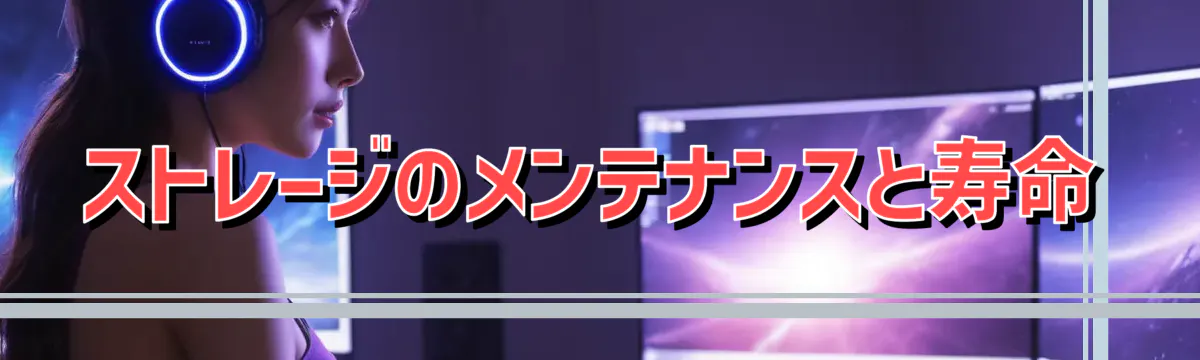 ストレージのメンテナンスと寿命
