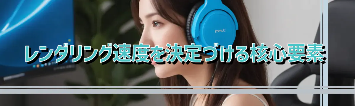 レンダリング速度を決定づける核心要素