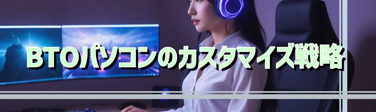 BTOパソコンのカスタマイズ戦略