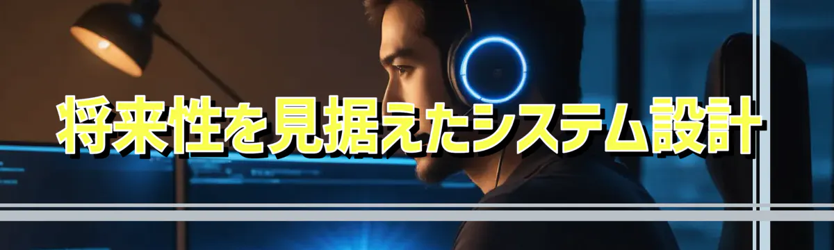 将来性を見据えたシステム設計