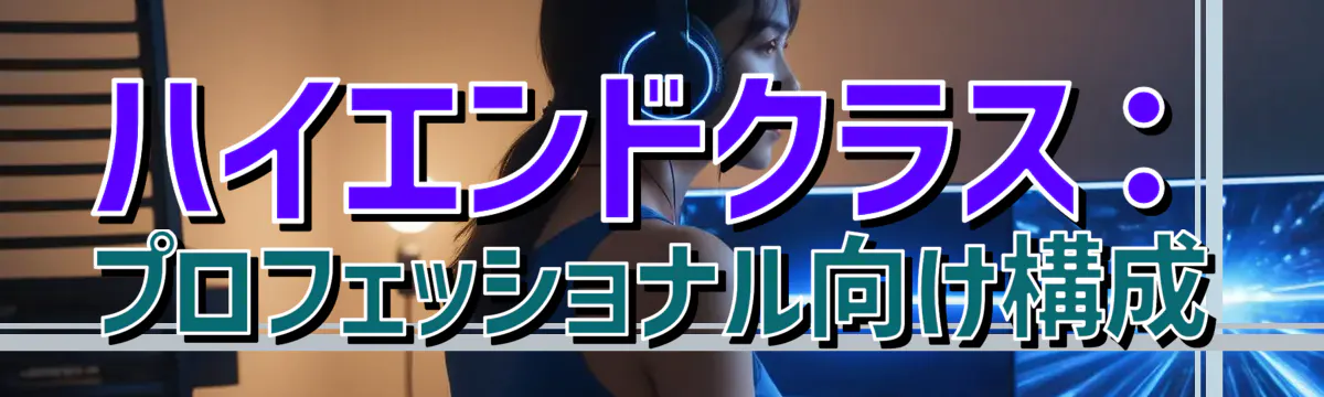 ハイエンドクラス:プロフェッショナル向け構成