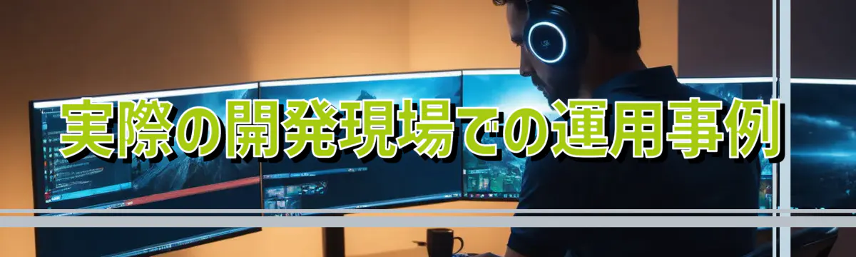 実際の開発現場での運用事例