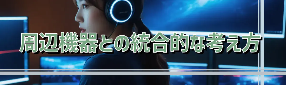 周辺機器との統合的な考え方