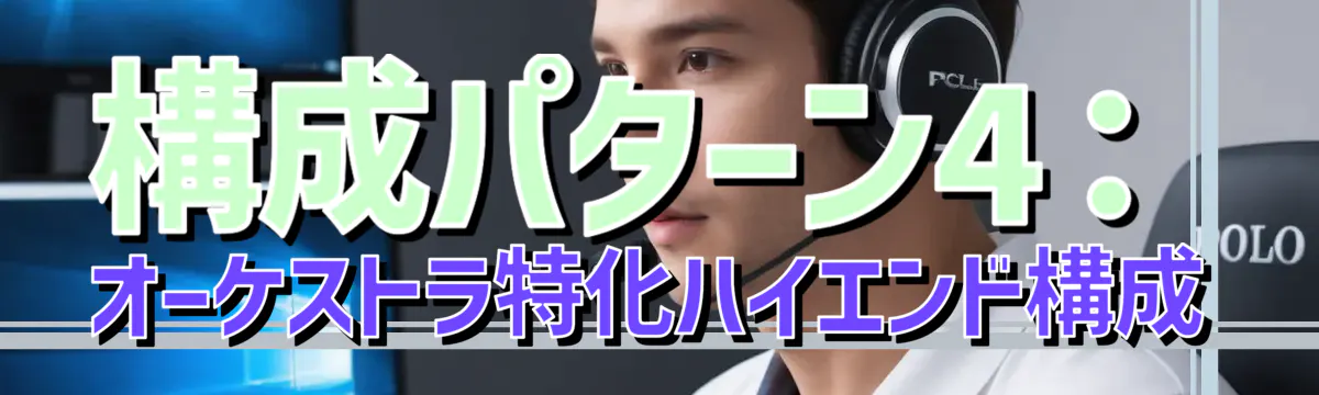 構成パターン4:オーケストラ特化ハイエンド構成