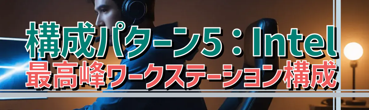 構成パターン5:Intel最高峰ワークステーション構成