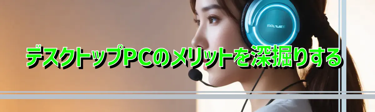 デスクトップPCのメリットを深掘りする