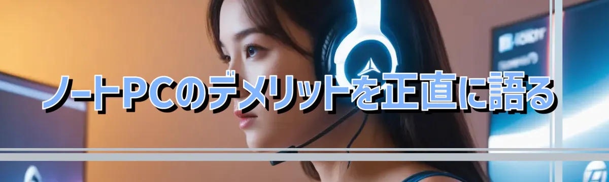 ノートPCのデメリットを正直に語る