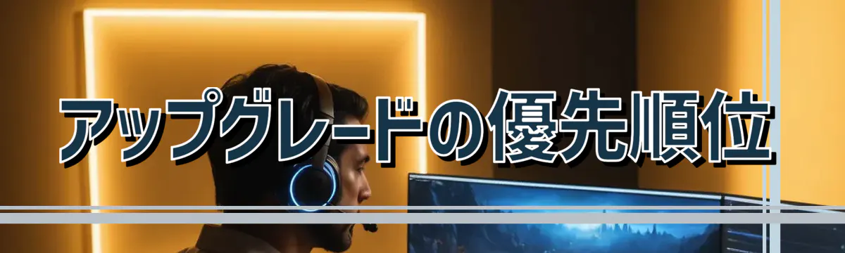 アップグレードの優先順位