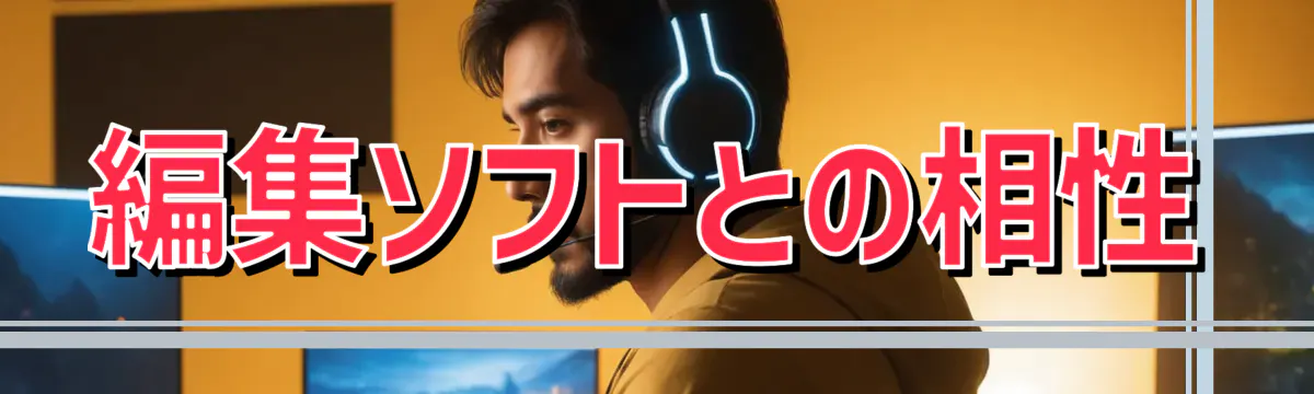 編集ソフトとの相性