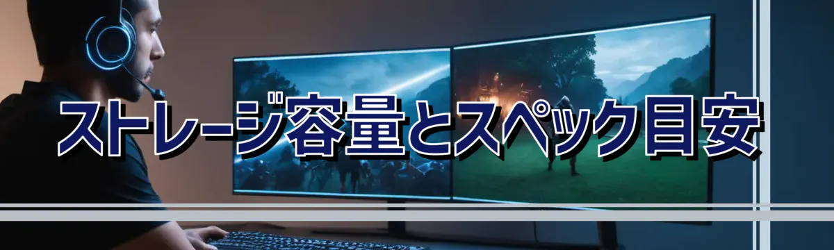 ストレージ容量とスペック目安