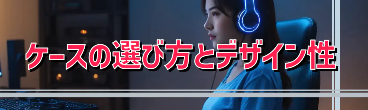 ケースの選び方とデザイン性