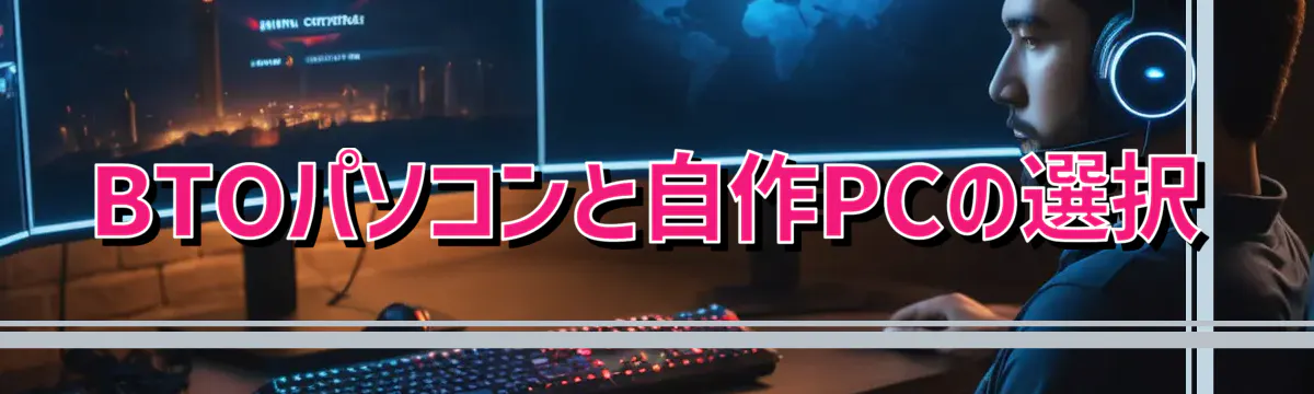 BTOパソコンと自作PCの選択