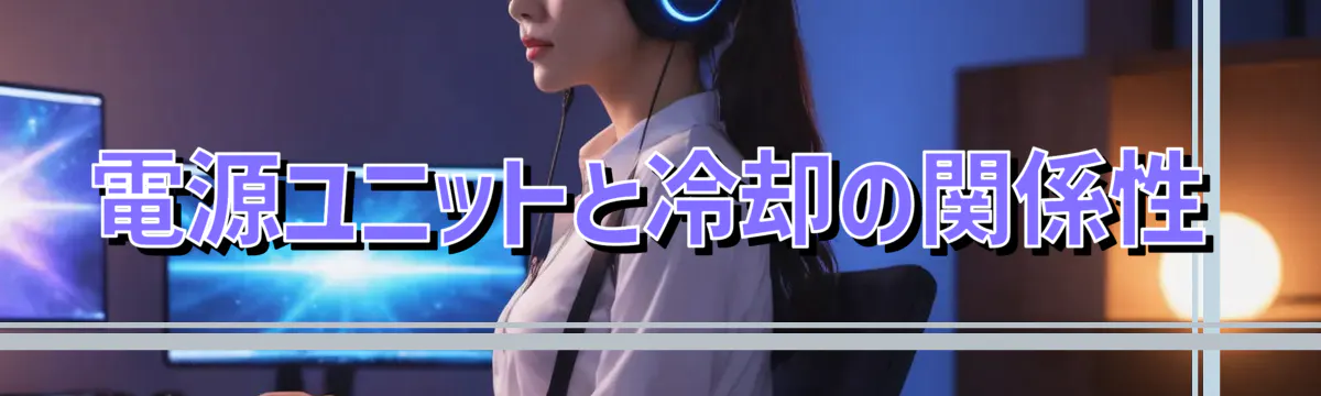 電源ユニットと冷却の関係性