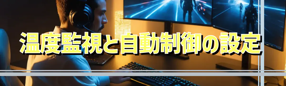 温度監視と自動制御の設定